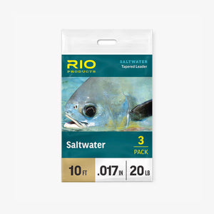 RIO SALT LEADER 10FT 3PK