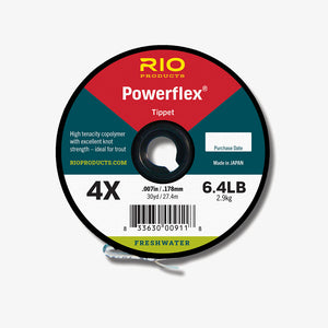 RIO POWERFLEX TIPPET 30YD